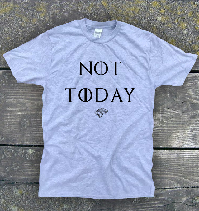 Game Of Thrones TV Show T-Shirt - Not Today (Arya Stark) | Stealthy Giant