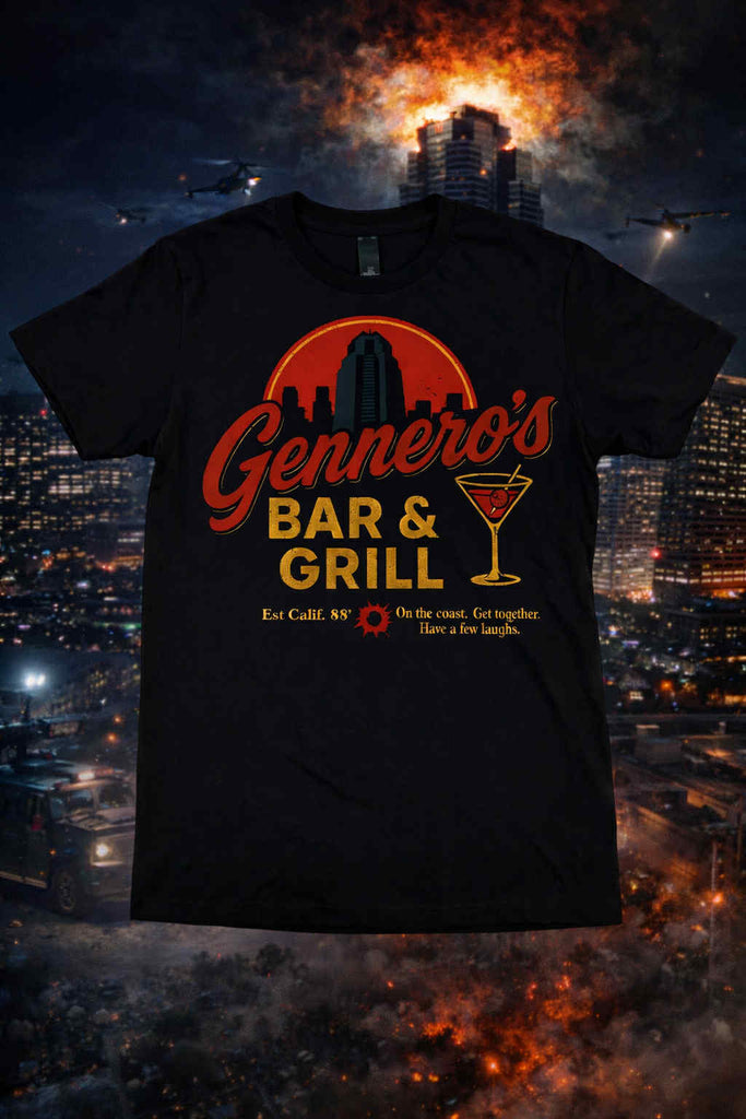 Die Hard T-Shirt - Gennero's Bar & Grill | Stealthy Giant