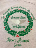 National Lampoon's Christmas Vacation T-Shirt - Saucer Sled Land Speed Record | Stealthy Giant
