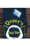 Jaws T-Shirt - Quint's Great White Shark Fishing Trips | Stealthy Giant - Stealthy Giant