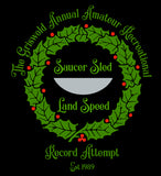 National Lampoon's Christmas Vacation T-Shirt - Saucer Sled Land Speed Record | Stealthy Giant
