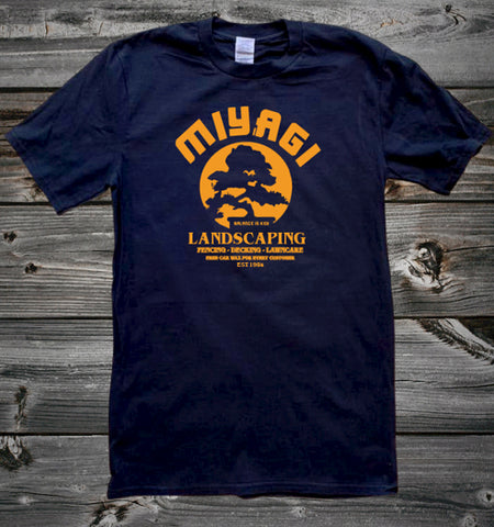 Karate Kid T-shirt - Miyagi Landscaping | Stealthy Giant
