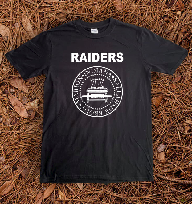 Raiders Of The Lost Ark T-Shirt - Raiders/Ramones Mash-Up | Stealthy Giant