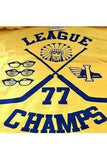 Slap Shot T-Shirt - Charlestown Chiefs League Champs 77' | Stealthy Giant - Stealthy Giant